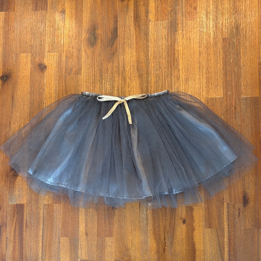 Popatu Baby Girl Tutu Skirt, 6-12 months, charcoal